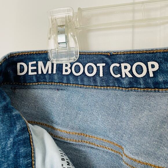 J Crew 10” Demi Boot Crop Jeans - Picture 6 of 8
